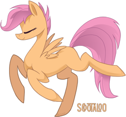 Size: 1280x1190 | Tagged: safe, artist:precosiouschild, scootaloo, pegasus, pony, female, mare, solo, wings