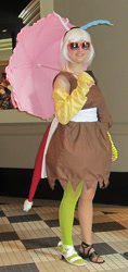 Size: 288x612 | Tagged: artist needed, safe, artist:unkcos13, discord, eris, human, 2012, anime weekend atlanta, convention, cosplay, irl, irl human, photo, rule 63, solo, umbrella