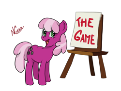 Size: 800x600 | Tagged: safe, artist:cwossie, cheerilee, meme, solo, the game