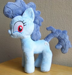 Size: 2001x2091 | Tagged: safe, artist:pinkamoone, screw loose, earth pony, pony, female, irl, mare, photo, plushie, scrunchy face, solo