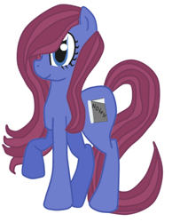 Size: 500x617 | Tagged: safe, artist:mlploverandsoniclover, oc, oc only, earth pony, pony, female, mare, revamp, solo