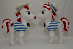 Size: 1000x662 | Tagged: safe, artist:makeshiftwings30, flam, flim, irl, photo, plushie