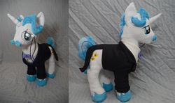 Size: 1000x593 | Tagged: safe, artist:makeshiftwings30, fancypants, irl, photo, plushie