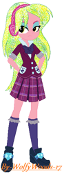 Size: 213x571 | Tagged: safe, artist:wolfywoods-17, lemon zest, equestria girls, friendship games, solo