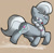 Size: 613x598 | Tagged: safe, artist:theburningdonut, silver spoon, earth pony, pony, female, filly, glasses, gray coat, solo