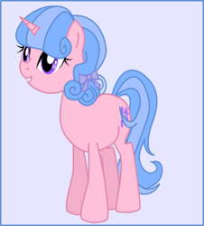 Size: 267x296 | Tagged: safe, artist:bellacielo, royal ribbon, pony, mane, solo