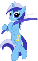 Size: 3000x4801 | Tagged: safe, artist:kas92, artist:scourge707, minuette, pony, bipedal, solo, toothbrush