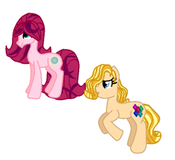 Size: 623x567 | Tagged: safe, artist:mlploverandsoniclover, oc, oc only, pony, duo, female, mare