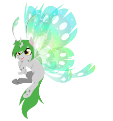 Size: 4500x4835 | Tagged: safe, artist:fuyusfox, derpibooru import, oc, oc only, oc:xeirla, breezie, changeling, absurd resolution, simple background, solo, transparent background, vector