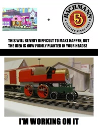 Size: 800x1029 | Tagged: safe, bachmann, custom, friendship express, locomotive, model, toy, train