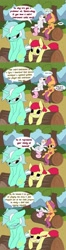 Size: 1280x4876 | Tagged: safe, artist:inkie-heart, derpibooru import, apple bloom, lyra heartstrings, scootaloo, sweetie belle, ask, cutie mark crusaders, glasses, professor lyra, tumblr