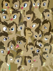 Size: 1200x1600 | Tagged: safe, artist:lozpony, doctor whooves, collage, multeity, so much pony, vector