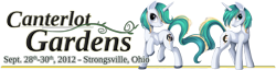 Size: 910x233 | Tagged: artist needed, safe, oc, oc only, canterlot gardens, logo