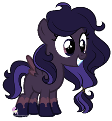 Size: 574x622 | Tagged: safe, artist:sugarmoonponyartist, derpibooru import, oc, pegasus, pony, filly, smiling, solo