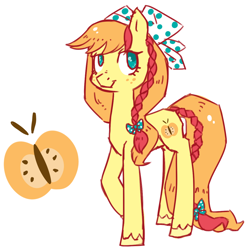 Size: 1024x1037 | Tagged: safe, artist:kyaokay, derpibooru import, oc, oc only, offspring, parent:big macintosh, parent:fluttershy, parents:fluttermac, solo