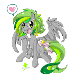 Size: 900x900 | Tagged: safe, artist:piko-ka, derpibooru import, oc, oc only, oc:luckystrike, pegasus, pony, solo