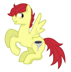 Size: 552x564 | Tagged: safe, artist:unoriginai, derpibooru import, oc, oc only, oc:dusty, pegasus, pony, flying, magical lesbian spawn, male, offspring, parent:apple bloom, parent:scootaloo, parents:scootabloom, simple background, solo, stallion, transparent background