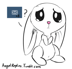 Size: 712x681 | Tagged: safe, artist:krucification, derpibooru import, angel bunny, solo, tumblr