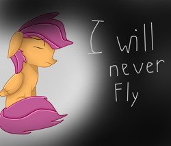 Size: 815x693 | Tagged: safe, artist:manikalu, derpibooru import, scootaloo, scootaloo can't fly, solo