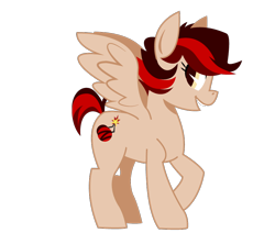 Size: 850x755 | Tagged: safe, artist:dbkit, derpibooru import, oc, oc only, oc:cherry bomber, offspring, parent:dumbbell, parent:rainbow dash, parents:dumbdash, simple background, solo, transparent background