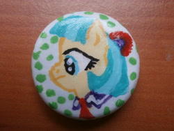 Size: 3968x2976 | Tagged: safe, artist:minizarbi, derpibooru import, coco pommel, photo, solo, traditional art