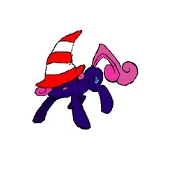 Size: 500x500 | Tagged: safe, artist:eggrole7, derpibooru import, hat, paper mario, paper mario: the thousand year door, ponified, solo, super mario bros., vivian