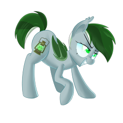 Size: 2000x2000 | Tagged: safe, artist:january3rd, derpibooru import, oc, oc only, oc:nightlight, bat pony, pony, grin, simple background, solo, transparent background