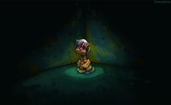 Size: 3977x2449 | Tagged: safe, artist:sharpieboss, scootaloo, pegasus, pony, female, filly, simple background, solo