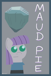 Size: 1400x2100 | Tagged: safe, artist:toonboy92484, derpibooru import, maud pie, earth pony, pony, clothes, female, gray coat, mare, purple mane, solo