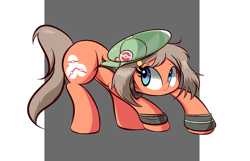 Size: 1280x823 | Tagged: safe, artist:turtlefarminguy, derpibooru import, hat, may, pokémon, ponified, solo