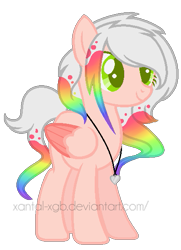 Size: 405x559 | Tagged: safe, artist:xantal-xgb, derpibooru import, oc, oc only, pegasus, pony, adoptable, solo