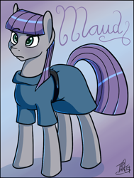 Size: 774x1024 | Tagged: safe, artist:tlatophat, maud pie, earth pony, pony, maud pie (episode), clothes, female, mare, solo