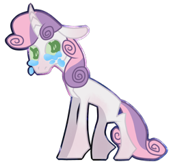 Size: 2596x2488 | Tagged: safe, artist:riisusparkle, derpibooru import, sweetie belle, for whom the sweetie belle toils, simple background, solo, transparent background