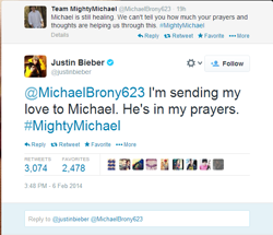 Size: 593x510 | Tagged: safe, justin bieber, michael morones, text, text only, twitter