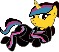 Size: 600x530 | Tagged: safe, artist:drugzrbad, artist:mlpfimandtmntfan, derpibooru import, 1000 hours in ms paint, base used, lego, ms paint, ponified, solo, the lego movie, wyldstyle