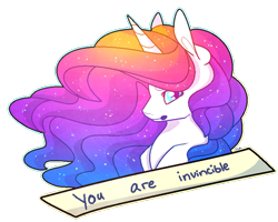 Size: 650x520 | Tagged: safe, artist:captivelegacy, derpibooru import, oc, oc only, oc:vivid visions, pony, unicorn, female, mare, motivational, positive ponies, solo, telling lies