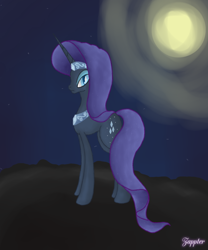 Size: 1000x1200 | Tagged: safe, artist:zappter, derpibooru import, nightmare rarity, nightmare grayity, solo