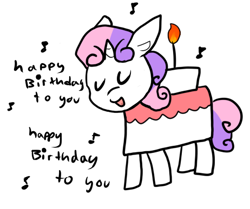 Size: 462x387 | Tagged: safe, artist:moonblizzard, sweetie belle, ask, rarity answers, solo, tumblr
