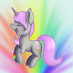 Size: 700x700 | Tagged: safe, artist:vividvulpine, oc, oc only, pony, unicorn, happy, solo