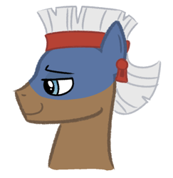 Size: 760x781 | Tagged: safe, artist:appledan, temple chant, pony, bust, male, portrait, solo, stallion