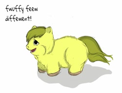 Size: 899x690 | Tagged: safe, artist:carpdime, derpibooru import, fluffy pony, alternate design, solo