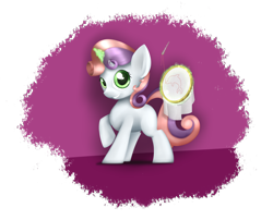 Size: 5020x4050 | Tagged: safe, artist:wreky, sweetie belle, absurd resolution, magic, needlepoint, solo