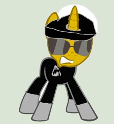 Size: 513x555 | Tagged: safe, artist:eqgrp-sweetie, artist:mlpfangirl, derpibooru import, good cop bad cop, lego, ponified, solo, the lego movie