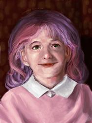 Size: 600x800 | Tagged: safe, artist:chocolatesun, sweetie belle, human, humanized, solo, uncanny valley