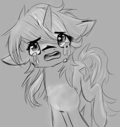 Size: 1807x1910 | Tagged: artist needed, safe, derpibooru import, minuette, /mlp/, crying, crying colgate, forced meme, meme, monochrome, solo