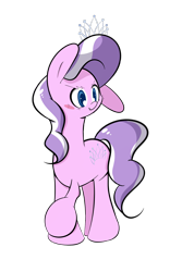 Size: 1280x1920 | Tagged: dead source, safe, artist:turtlefarminguy, diamond tiara, earth pony, pony, female, filly, solo