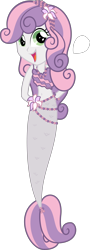 Size: 2160x6000 | Tagged: safe, artist:apony4u, artist:loverdandluna2, sweetie belle, mermaid, equestria girls, belly button, mermaidized, midriff, simple background, solo, transparent background, vector