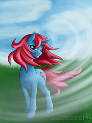 Size: 1200x1600 | Tagged: safe, artist:adalbertus, derpibooru import, oc, oc only, oc:windy day, solo, wind