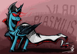 Size: 1400x990 | Tagged: safe, artist:maltese101, derpibooru import, danny phantom, ponified, solo, vlad plasmius