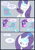 Size: 850x1200 | Tagged: safe, artist:kanashiipanda, derpibooru import, rarity, twilight sparkle, twilight sparkle (alicorn), alicorn, pony, unicorn, comic:royal taste test, comic, dialogue, explicit source, female, glowing horn, lesbian, magic, mare, rarilight, shipping, telekinesis